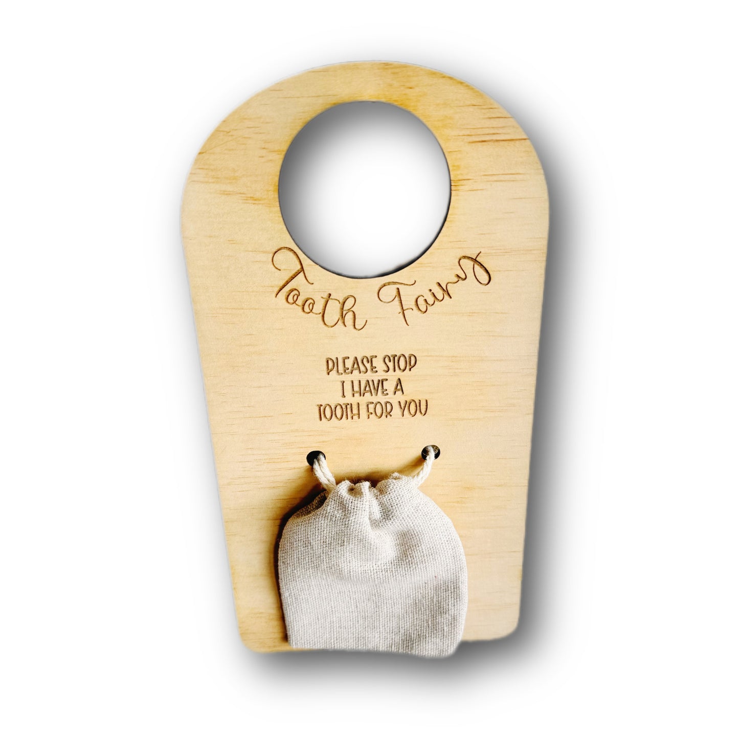 Tooth Fairy Door Hanger with Pouch | Design Hut