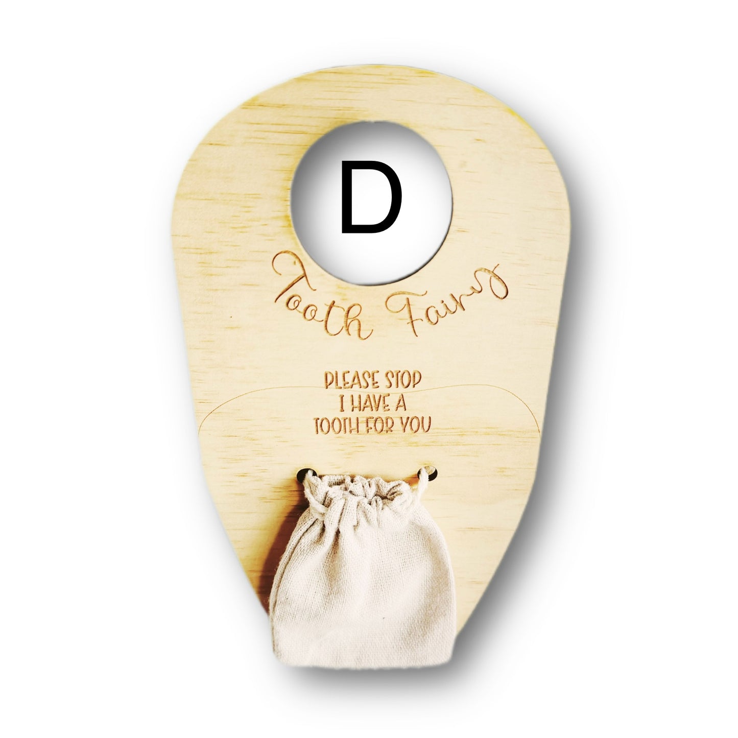 Tooth Fairy Door Hanger with Pouch | Design Hut