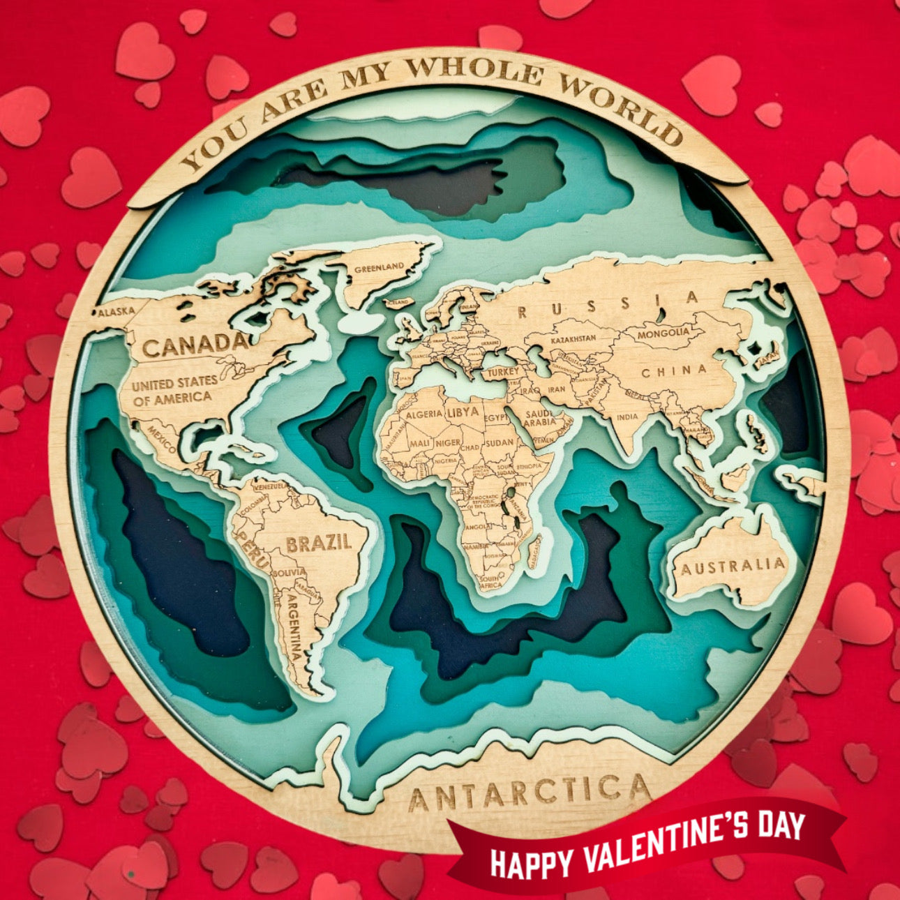 World Map (You Are My Whole World) | Design Hut