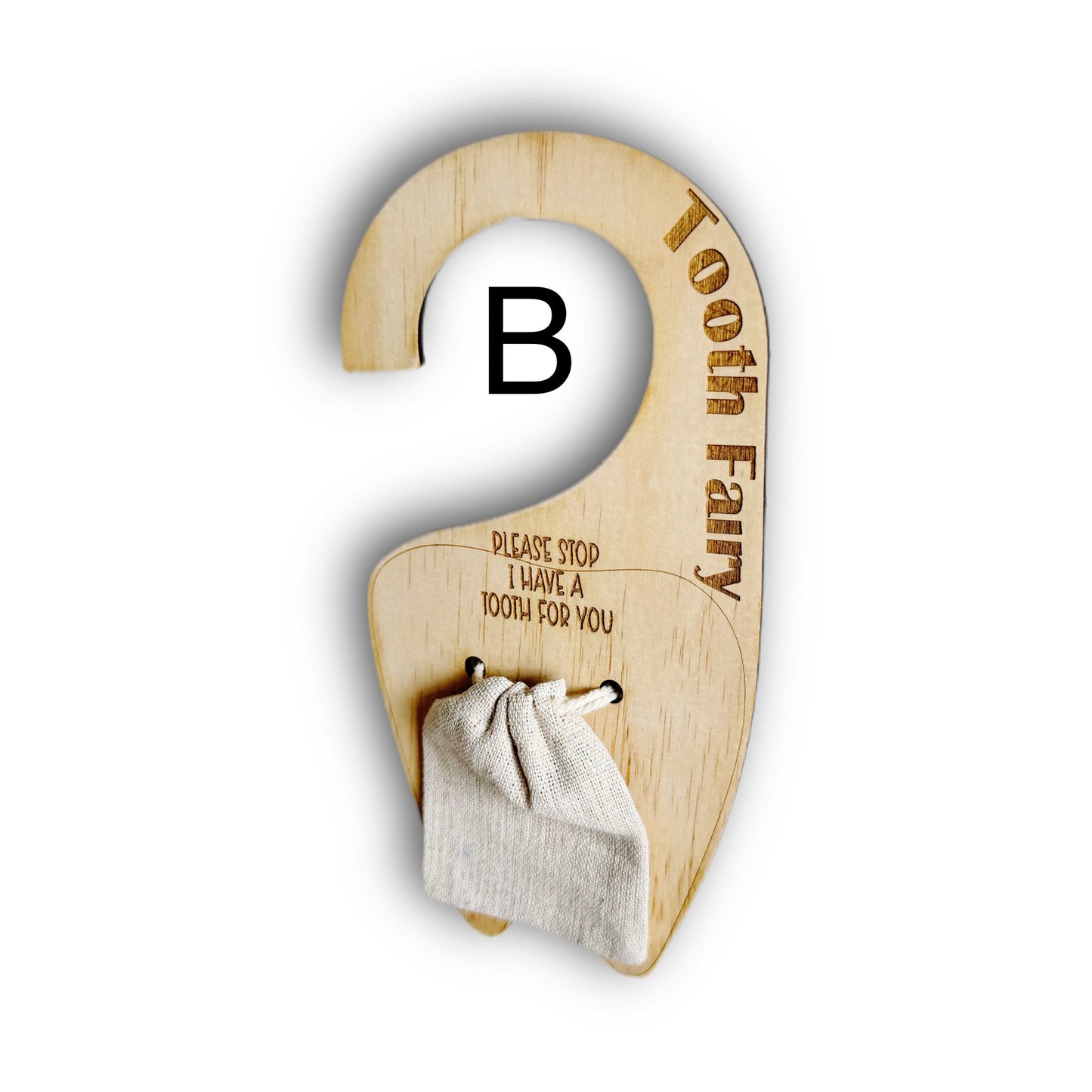 Tooth Fairy Door Hanger with Pouch | Design Hut