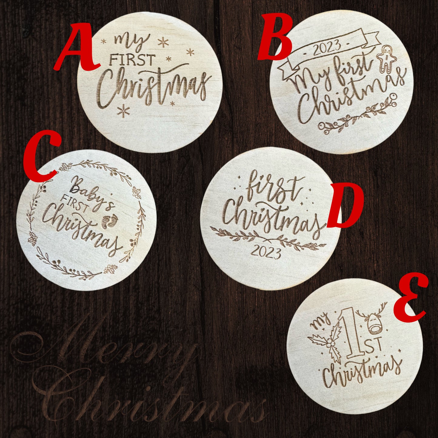Baby’s First Christmas /Puppy / Kitten | Design Hut