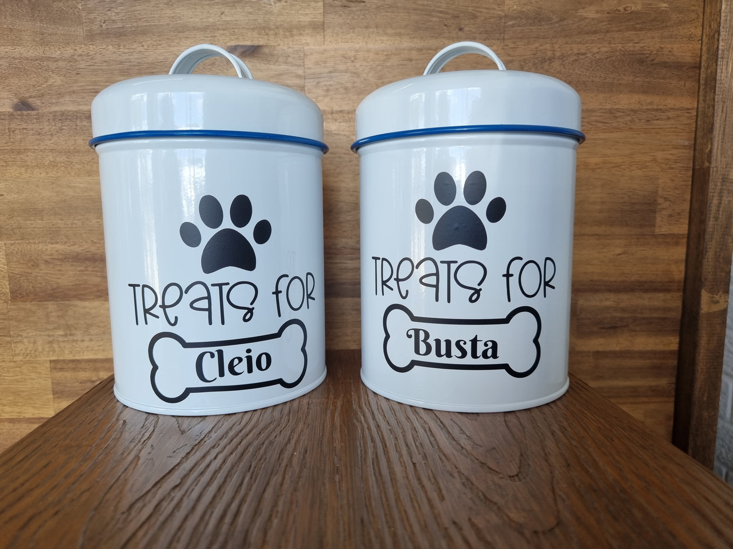 Dog Treats Canister Tin - Design Hut