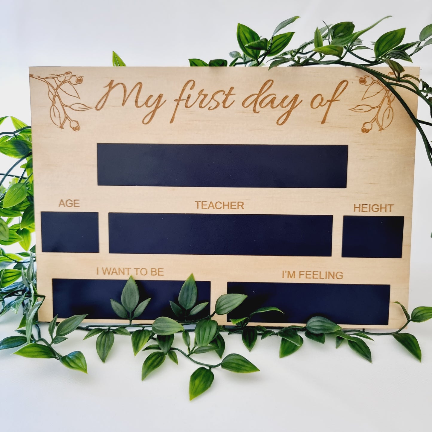 My First Day Chalkboard | Design Hut mandurah