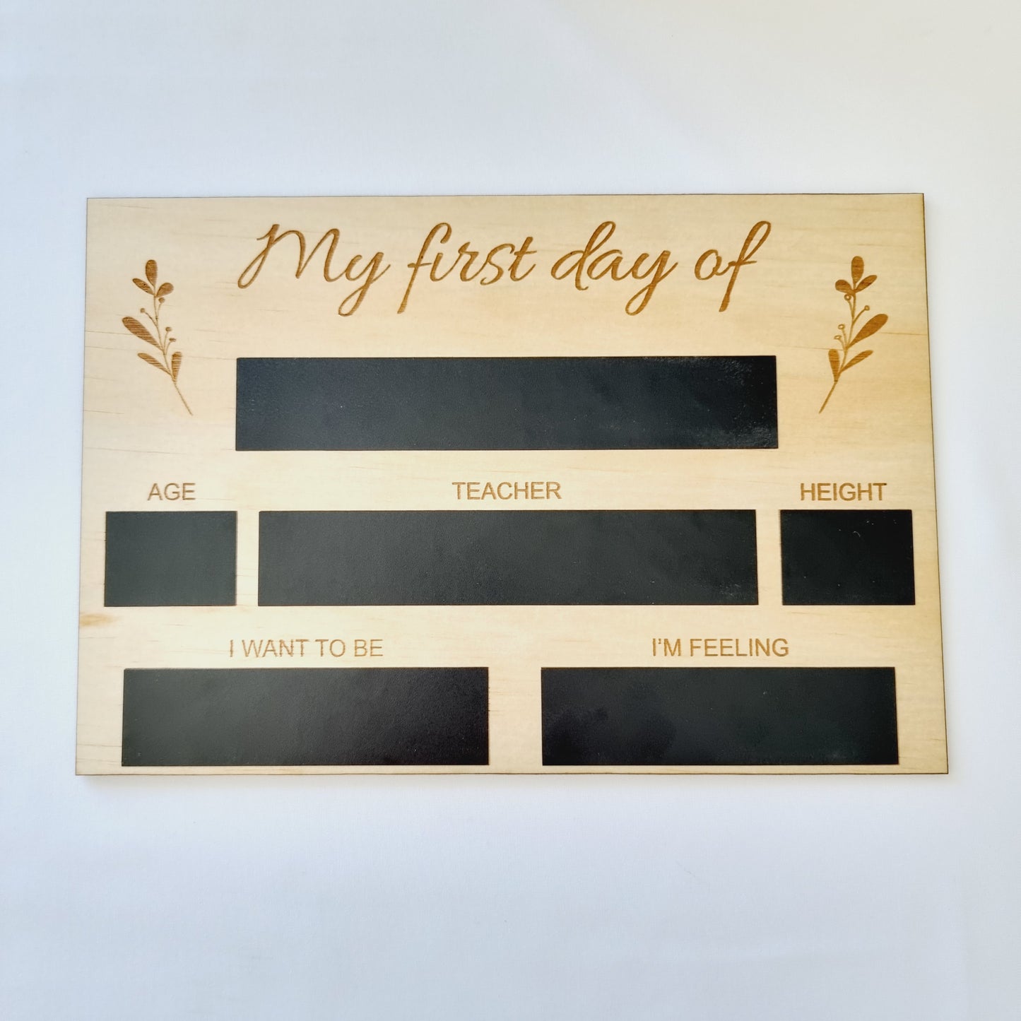 My First Day Chalkboard | Design Hut mandurah