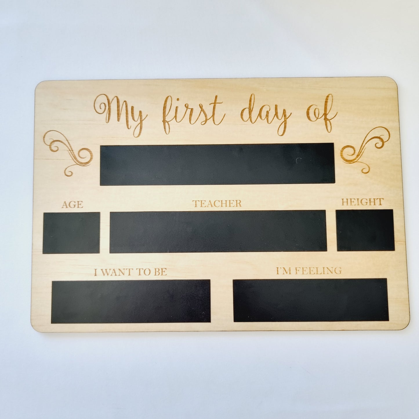 My First Day Chalkboard | Design Hut mandurah