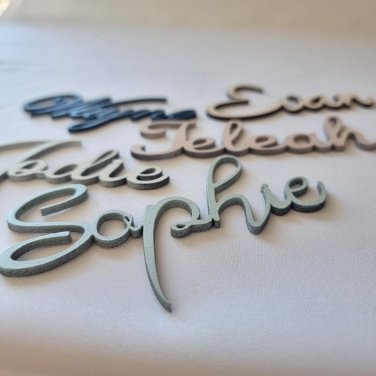 Wooden Place Name Cutouts - Name Cuts