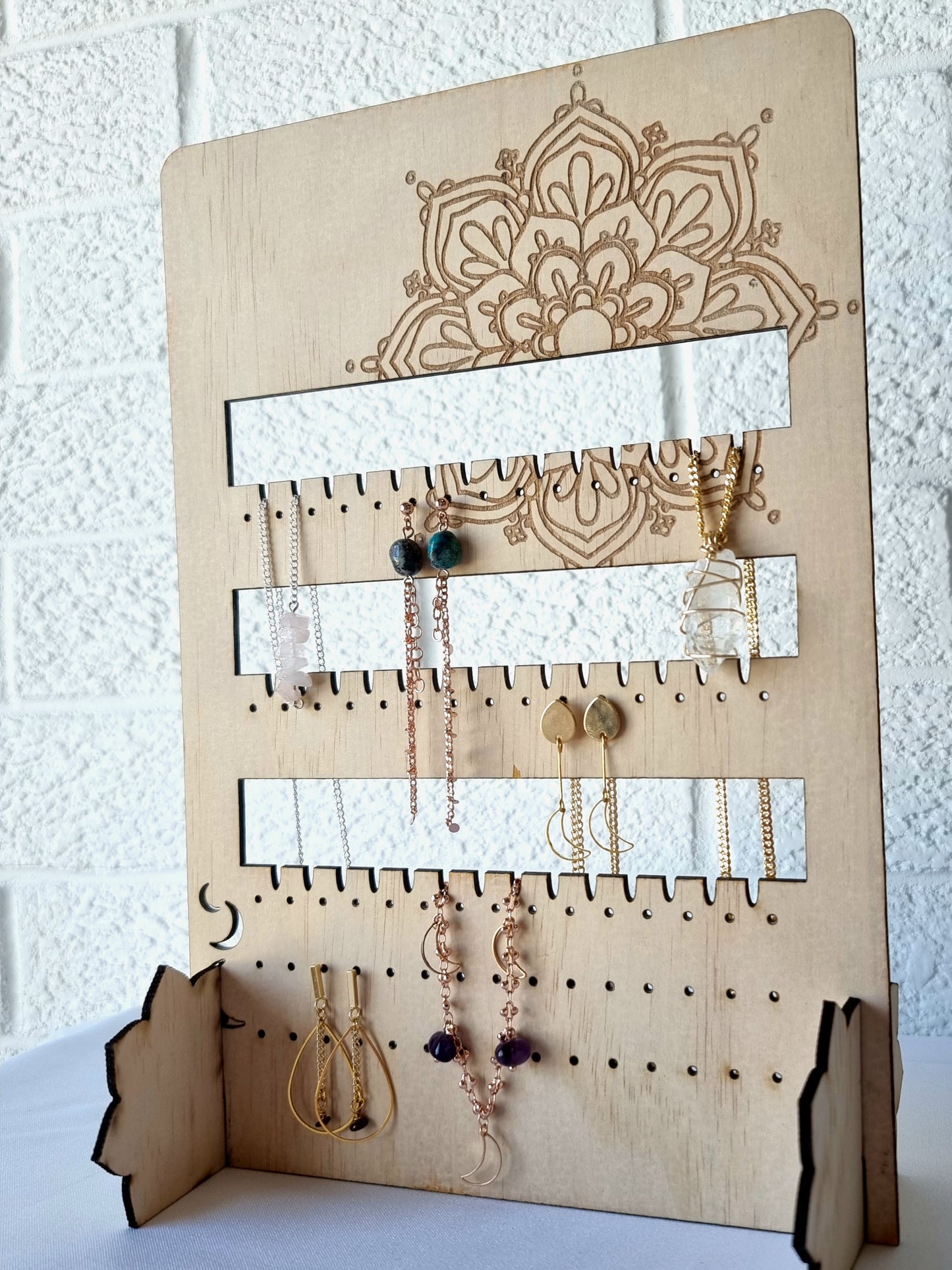 Boho Mandala Jewellery Stand - Design Hut Mandurah