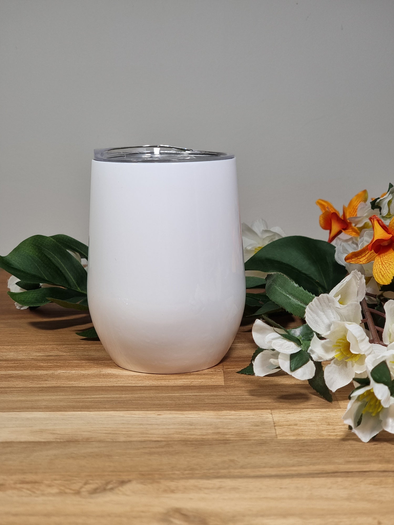 Wine / Coffee tumblers White Gloss