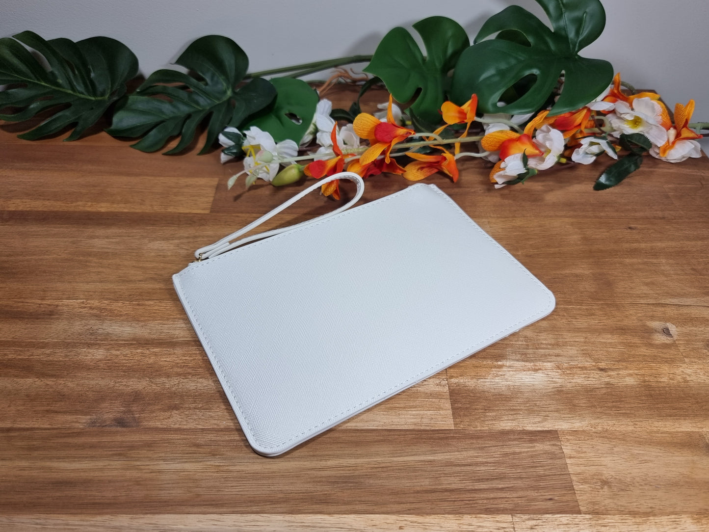 Personalized Faux Leather Clutch - Design Hut