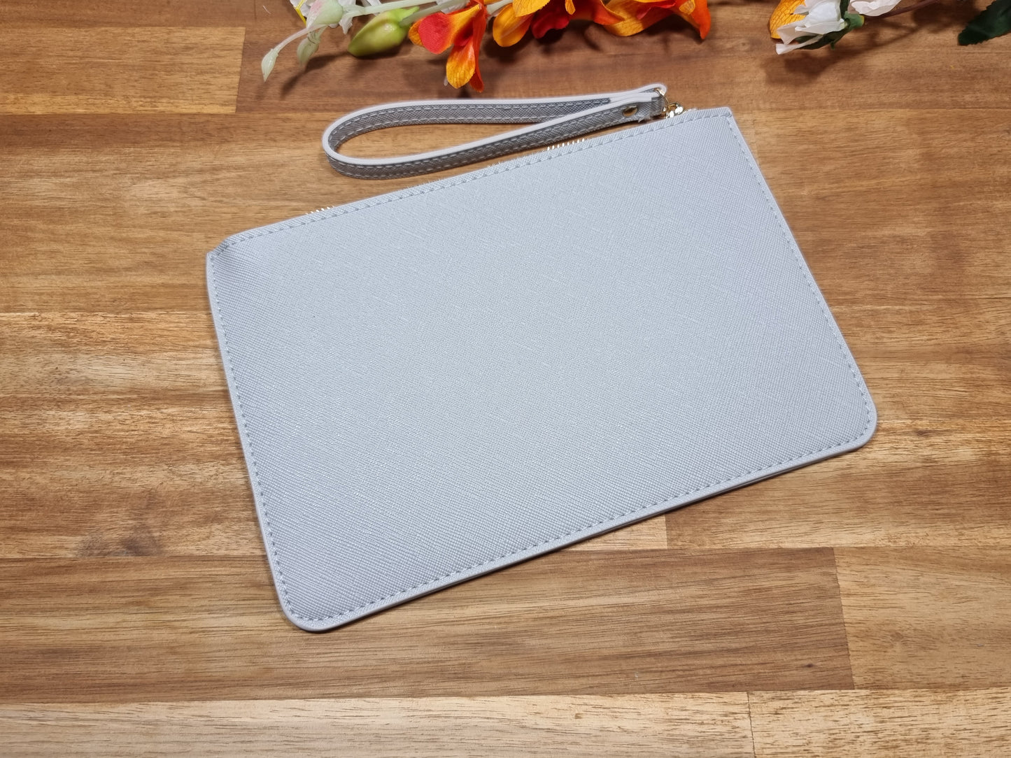 Personalized Faux Leather Clutch - Design Hut