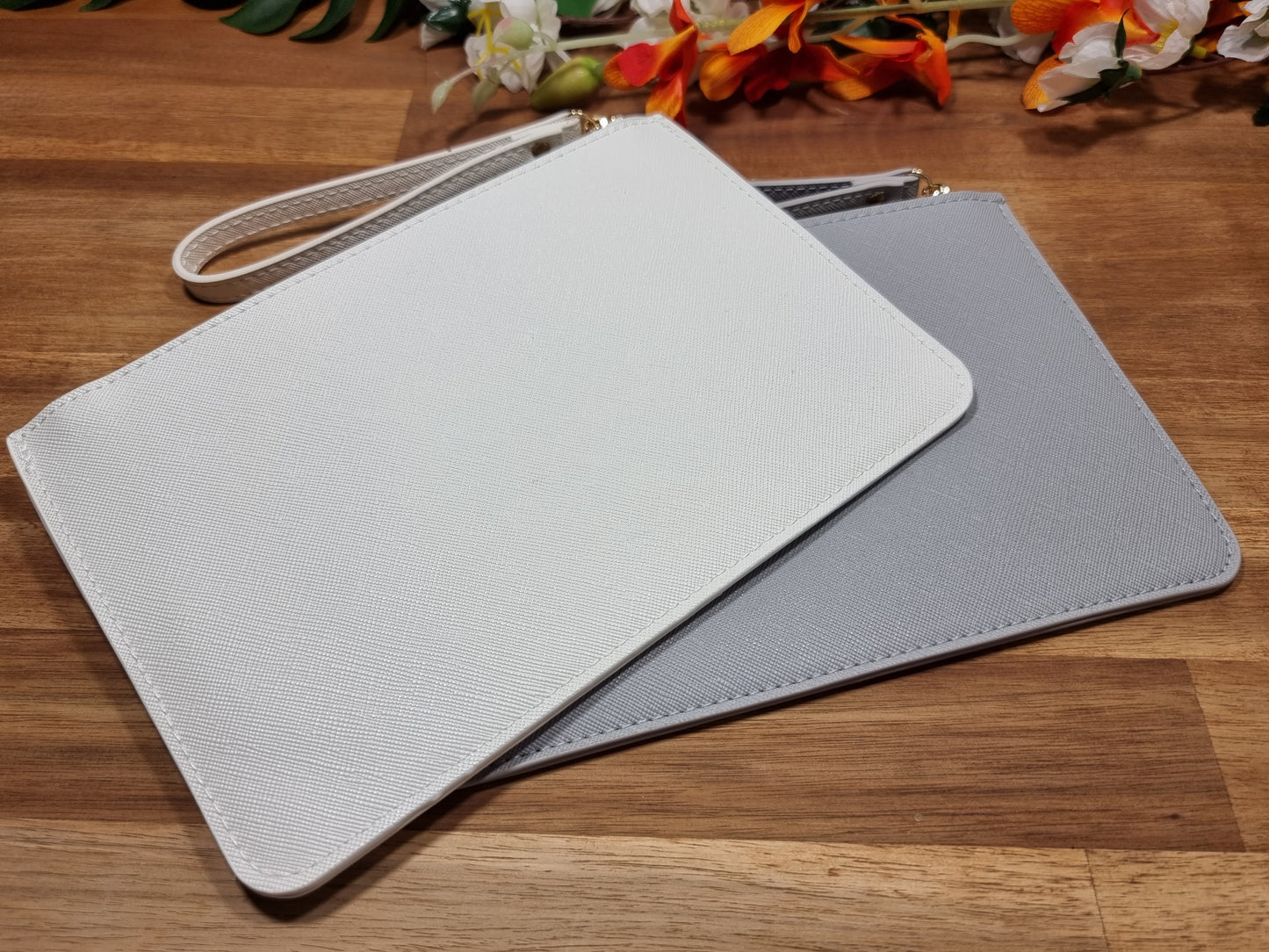 Personalized Faux Leather Clutch - Design Hut