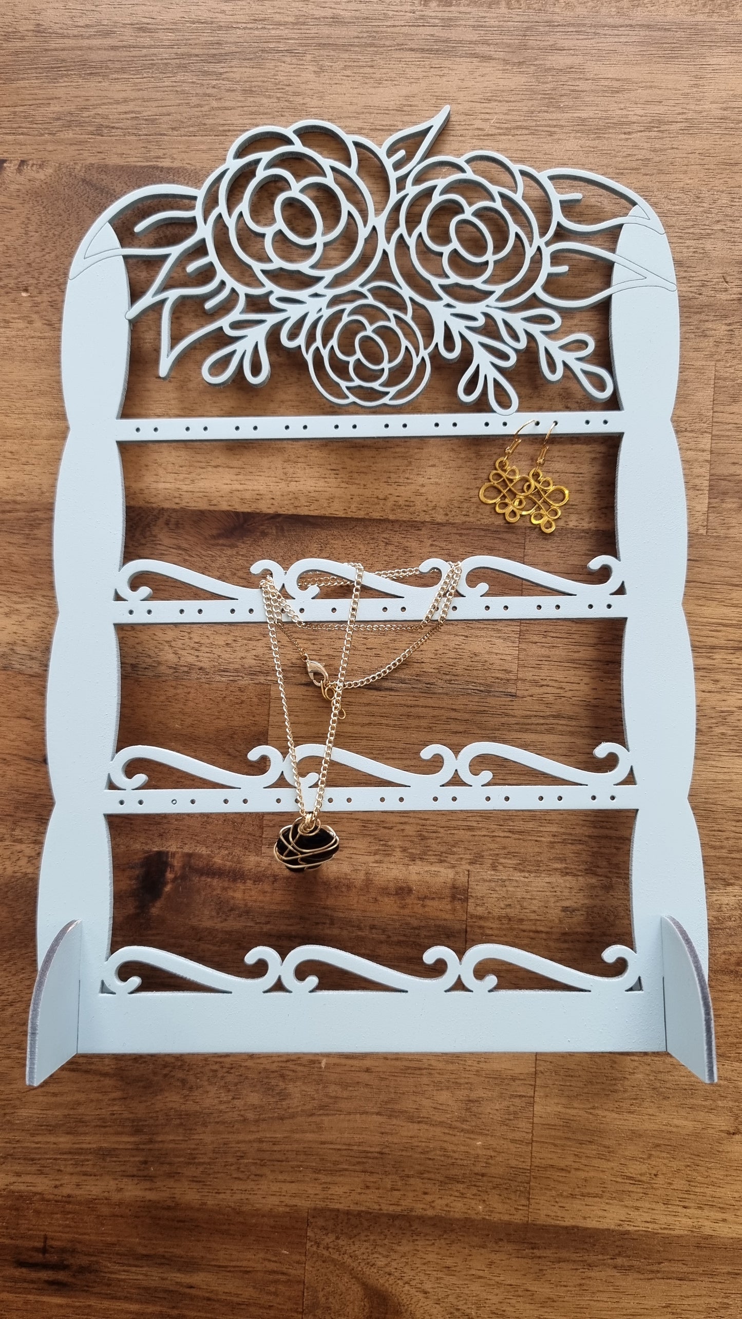 Boho Floral Jewelry Stand - Design Hut