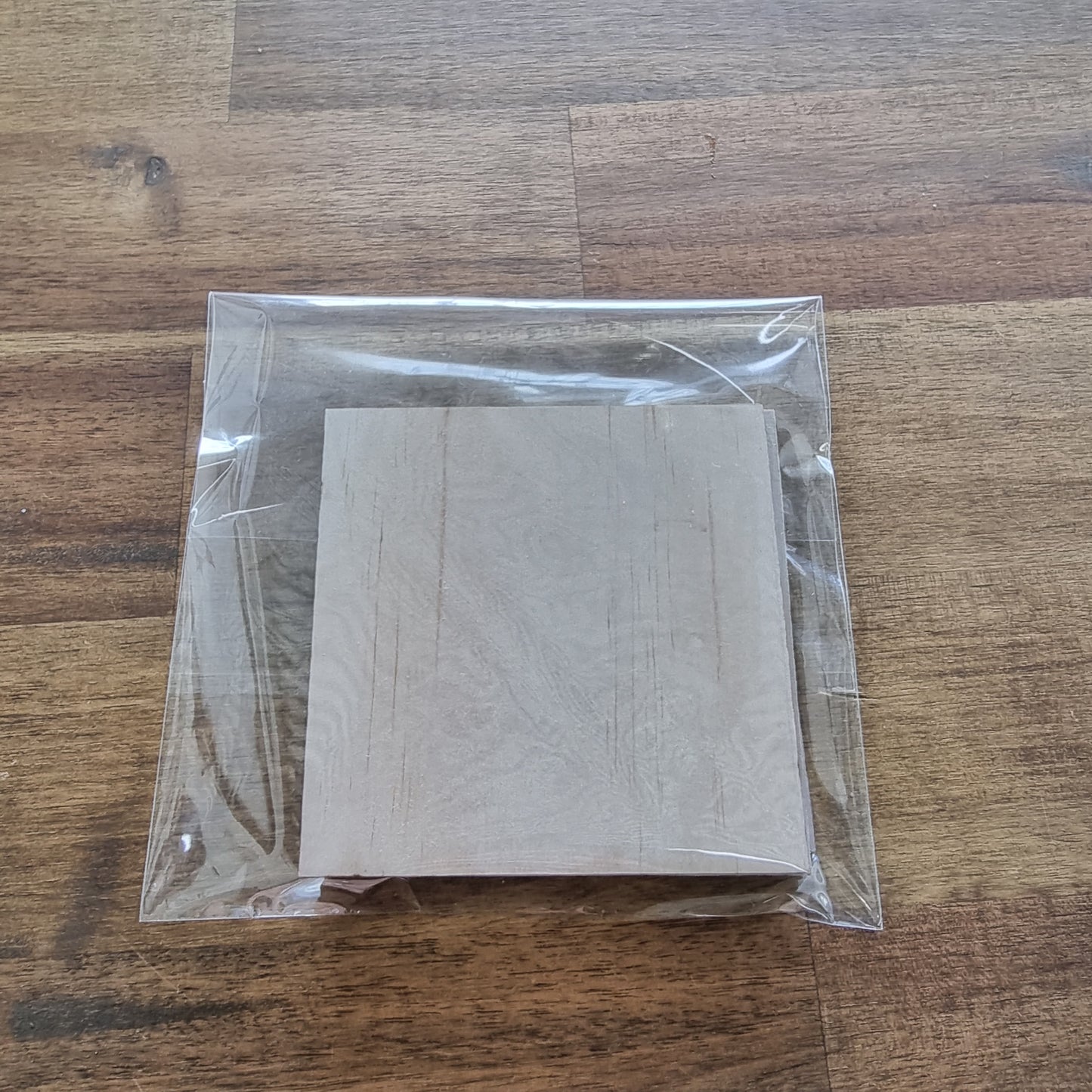 Blank Wooden Squares - Laser Cut - 4pk