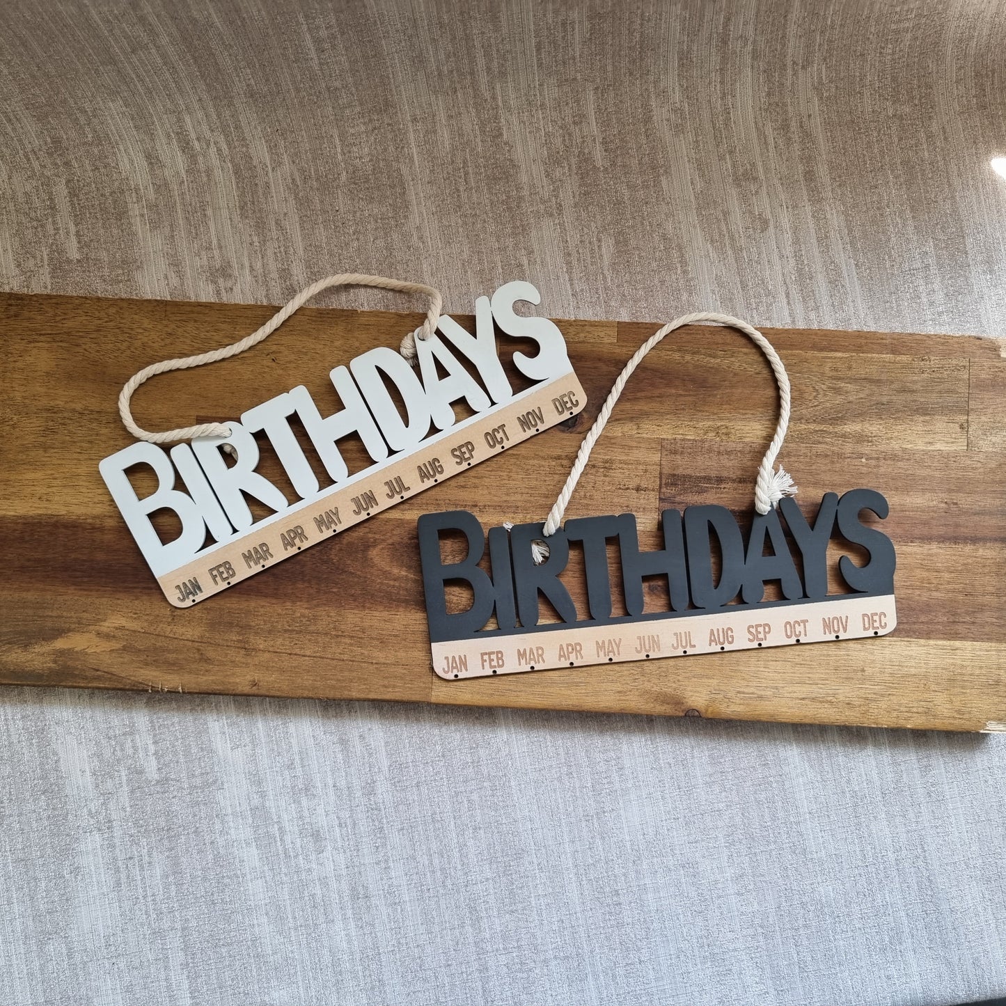 Wooden Birthday Calendar - Design Hut