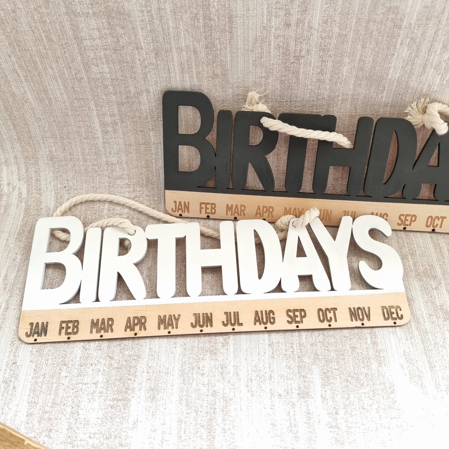 Wooden Birthday Calendar - Design Hut