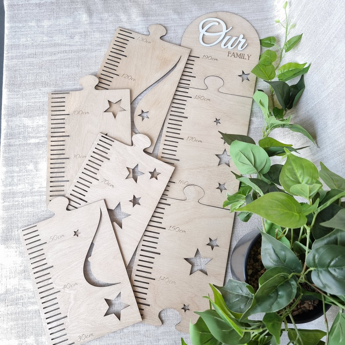 Wooden Growth Charts / Height Ruler for Kids