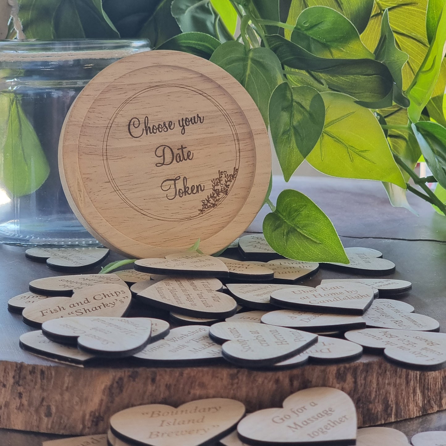 Date Night Jar - Choose your Date Token By Design Hut