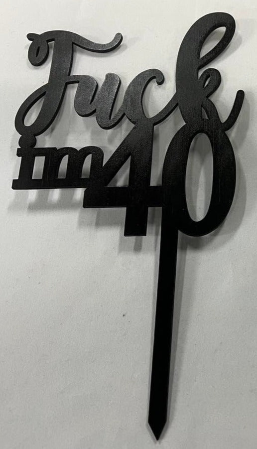 Wooden Personalised Cake Topper