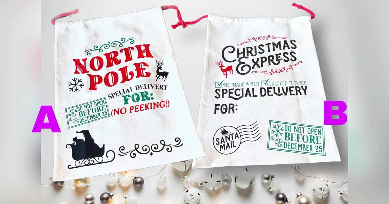 Santa Sack - Personalised Christmas Santa Sack