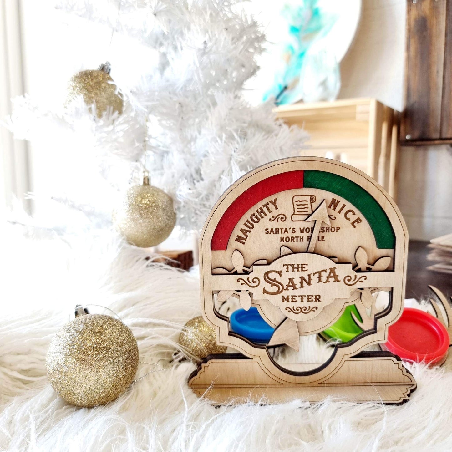 The Christmas Santa Meter, Have You Been Naughty or Nice?- Design Hut