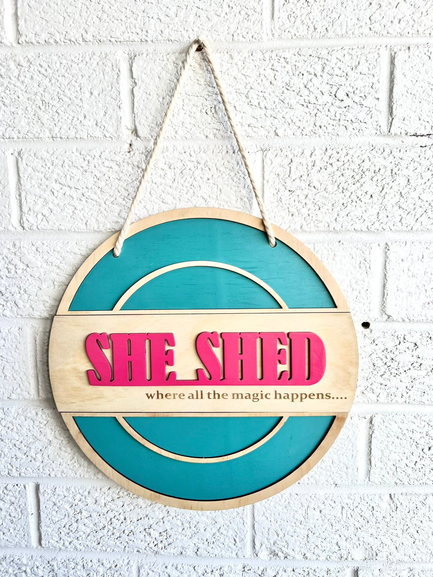 She's Shed Wooden Sign