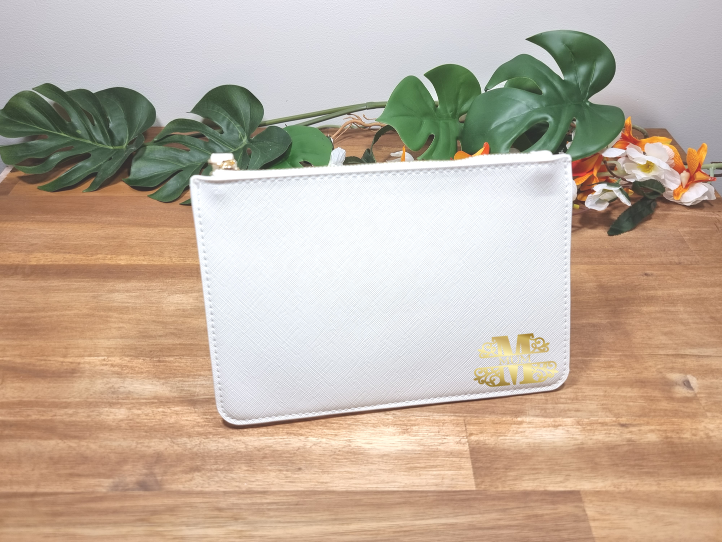 Personalized Faux Leather Clutch - Design Hut