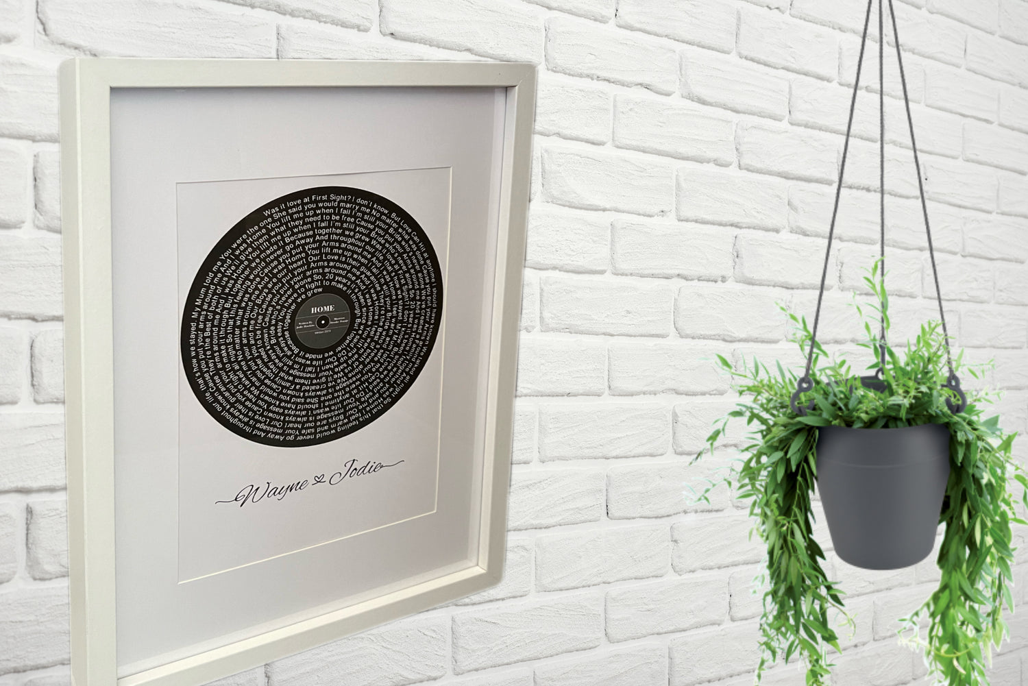 Spiral Song Lyrics Custom Print Retro Record Poster - Design Hut