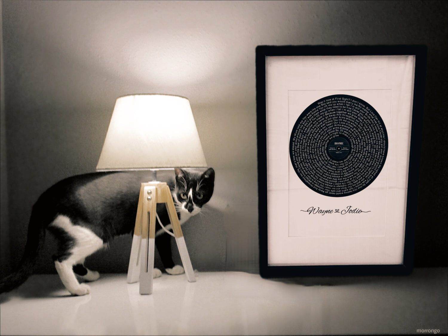 Spiral Song Lyrics Custom Print Retro Record Poster - Design Hut