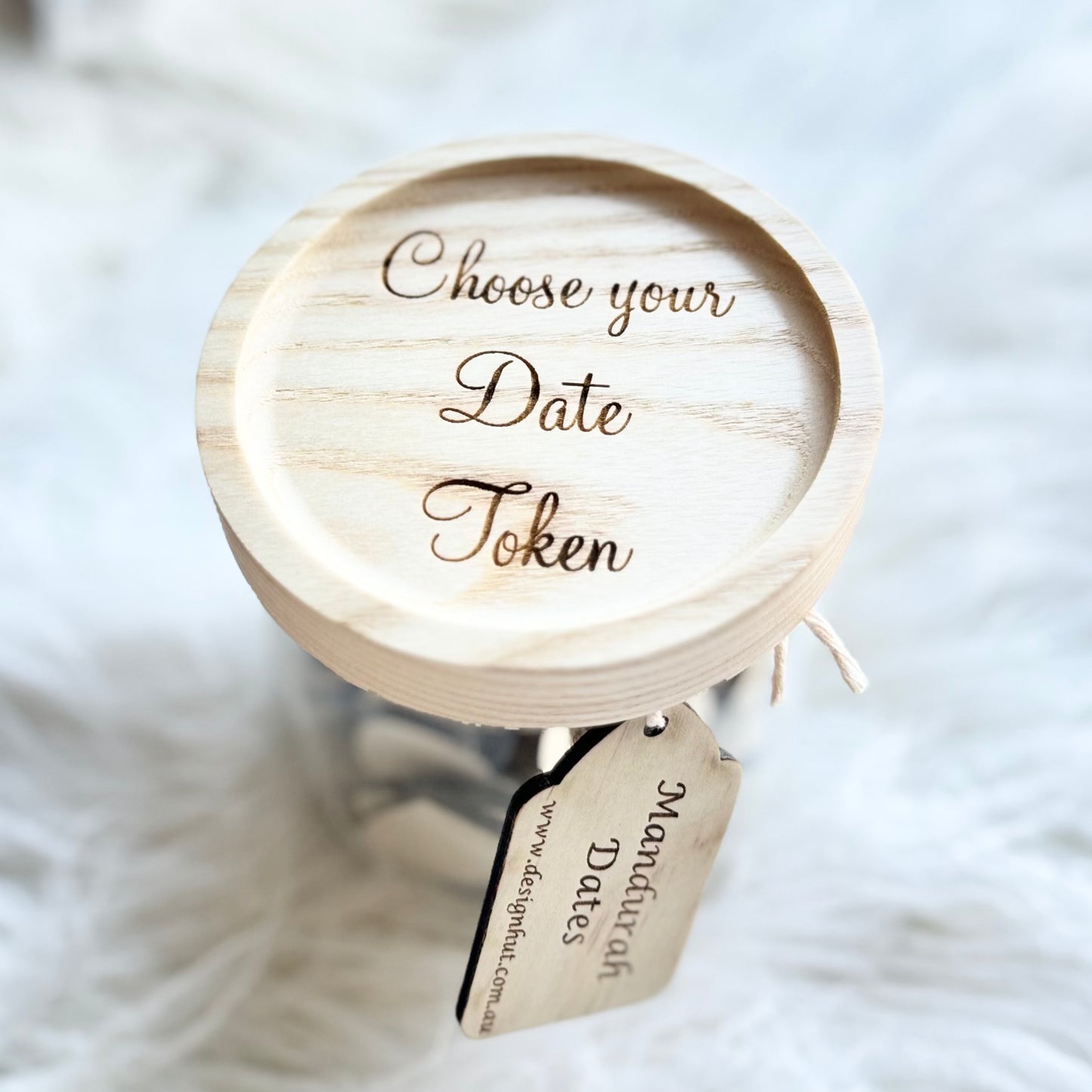 Date Night Jar - Choose your Date Token By Design Hut