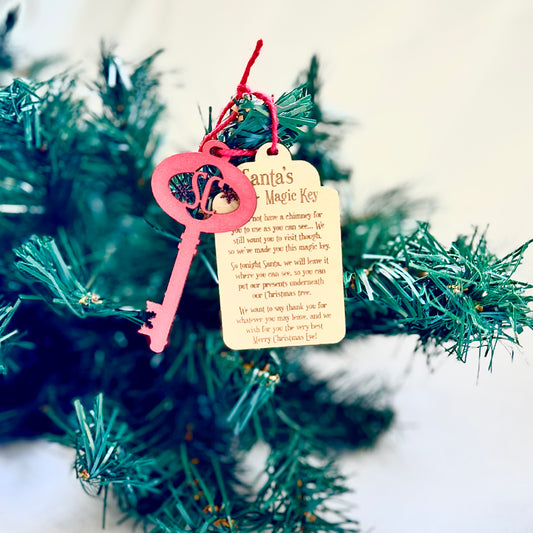 Santa Christmas Magic Tag Hanger | Design Hut