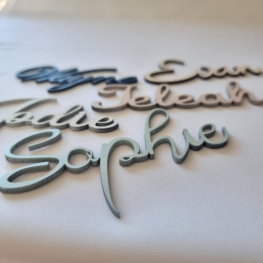 Wooden Place Name Cutouts - Name Cuts | Design Hut