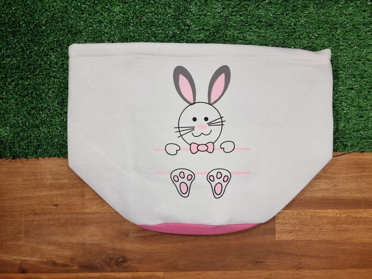 Personalised Easter Bunny Calico Bag - Design Hut