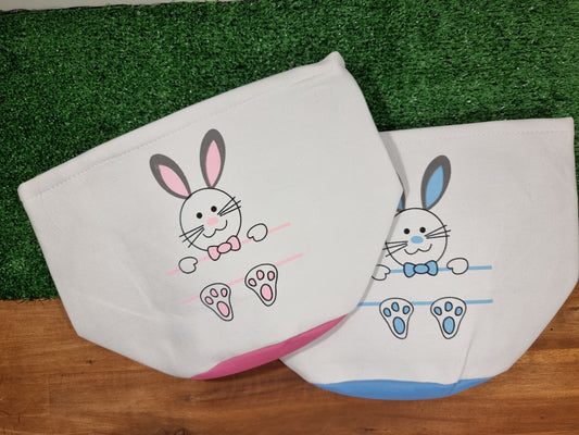 Personalised Easter Bunny Calico Bag - Design Hut