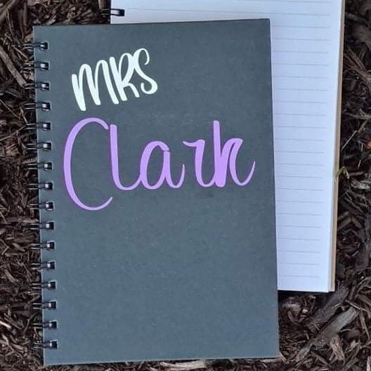 Personalised A5 Spiral Notebook - Design Hut Name