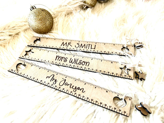Teachers Gift Rulers - Personalised