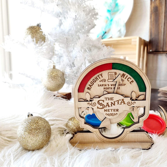 The Christmas Santa Meter, Have You Been Naughty or Nice?- Design Hut