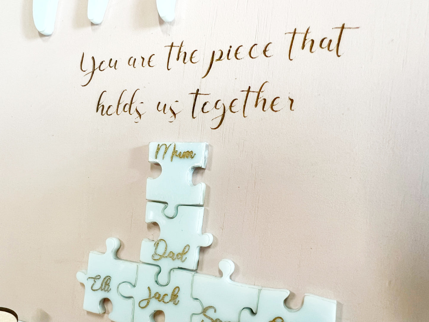 Mums Puzzle Pieces Frame - Mum's hold the pieces together | Design Hut