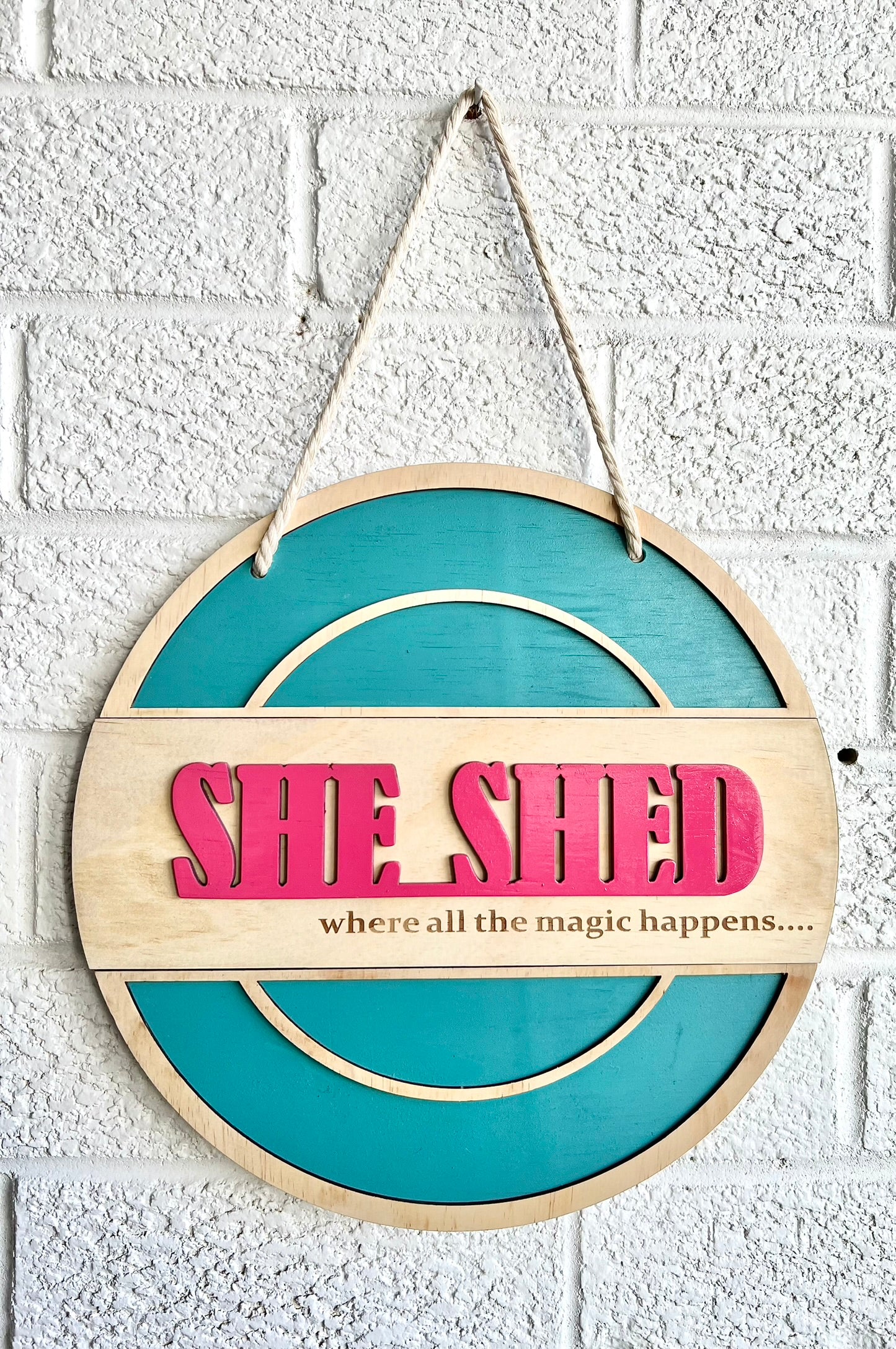She's Shed Wooden Sign